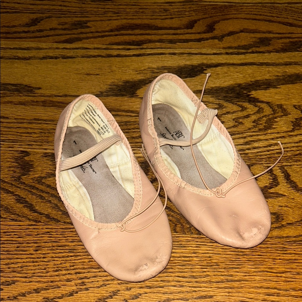 Pink Ballet Flats size 1 girls